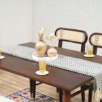 Modern Rattan Cane Dining Table - Image 3