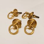 Solid Wood Swing with Traditional Brass Animal Motif Chain Links - Image 10