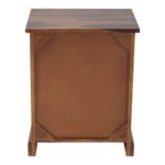 Sheesham Wood Bedside Table - Image 6