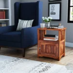 Solid Wood Nightstand Bedside - Image 2
