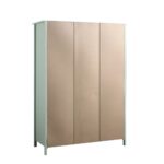 Frances Rattan Triple Closet with 2 Drawers, Mint - Image 11