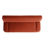 Solna 2-Seater Sofa Bed, Rust Velvet - Image 10