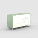 Handcrafted Wooden Artistic Mango Wood In Sideboard - Image 12