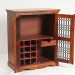 Wooden  Sheesham Wood Bar Cabinet - Image 2