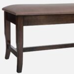 Wooden Artistic Marble Six Seater Dining Set in Antique Bench - Image 12