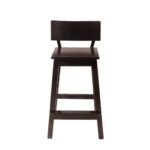 Handmade Black Long Heighted Wooden Bar Chair - Image 5