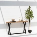 Wooden X Legs Console - Image 2