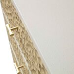 Chantilly Chip Carved 2-Door 3-Drawer Sideboard, Sand Beige & Ivory - Image 10