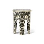 Handmade Inlay Side Table Furniture - Image 2