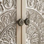 Whitewashed Carved Large Sideboard - Image 12