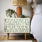 Unique Inlay Bedside Table Furniture - Image 4