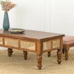 Modern Sheesham Solid Wood Coffee Table - Image 3