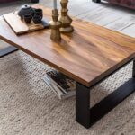 Handmade Sheesham Solid Wood Coffee Table - Image 2