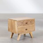 Handmade Indian Handcarved Stylish and Functional Mango Wood - Image 2