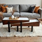 Antique Handmade Coffee Table - Image 2