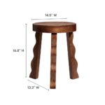 Wooden Stool Handcrafted Side Table - Image 7