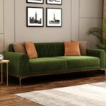 Wooden Seater Fabric Sofa - Image 5