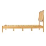 Handcrafted Antique Hand Design Bed - Image 2