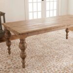 Handcrafted Wooden Dinning Table With Unique Legs - Image 3