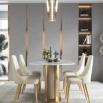 Handicraft Metal Dining Table With Seater - Image 5