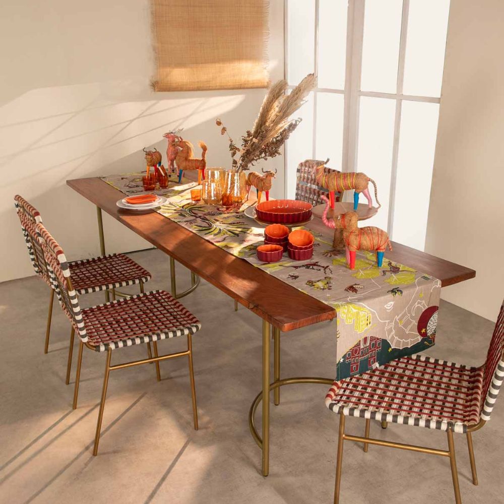 2-17-3.jpg Mango Wood Dining Table - Image 1