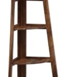 Mango Wood Bookshelf (Natural Finish) - Image 5