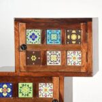 Mango Wood Modern Bookshelf - Image 6