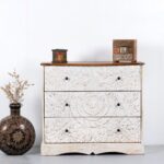 Khema Wooden Carved Chest of Drawer - Image 2