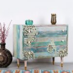 Bird Cabinet with Three Drawers - Image 2