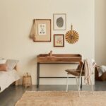Wooden Solid Mango Wood & Metal Study Table