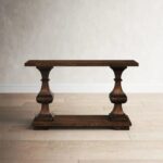 Handcrafted Mango Wood Natural Console Table - Image 4