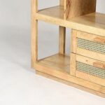 Indian Mango Wood Natural Finish (Bookshelf) - Image 8