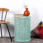 Silva Wooden Carved Side table - Image 2