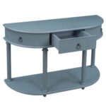 Handmade Mango Wood Natural Console Table - Image 7