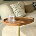 Handcrafted Mango Wooden End Table - Image 2