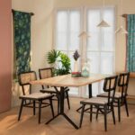 Hand Carved Mango Wood Dining Table