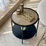 Handcrafted Center Table - Black - Image 2