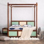 Handcrafted Antique Poster Bed - Image 4