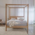 Handcrafted Modern Sheesham Wood Poster Bed - Image 2