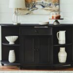 Wooden Bar Cabinet - Milky White - Image 4
