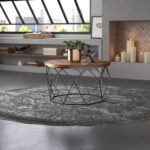 Handcrafted Wooden Round Coffee Table Furniture - Image 2