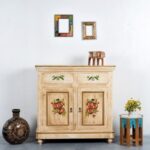 Wooden Handpainted Cabinet - Image 2