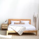 Japanese Lightwood Bed - Image 2