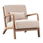 Mango Wood Sofa Chair In Provincial Finish - Image 5