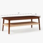 Wooden 2-Tier Coffee Table - Image 4
