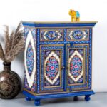 Wooden Handpainted Cabinet - Image 2