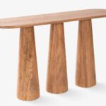 Handcrafted Light Brown Ceruse Finish on Wooden - Image 3