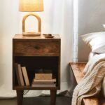 Wooden Home Decor Solid Wood Bed Side Table - Image 5