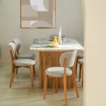 Handcrafted Antique Dining Table  With 6 Chairs - Image 2