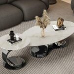 Antique White & Black Embrace Coffee Table - Image 4